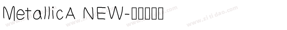 MetallicA NEW字体转换